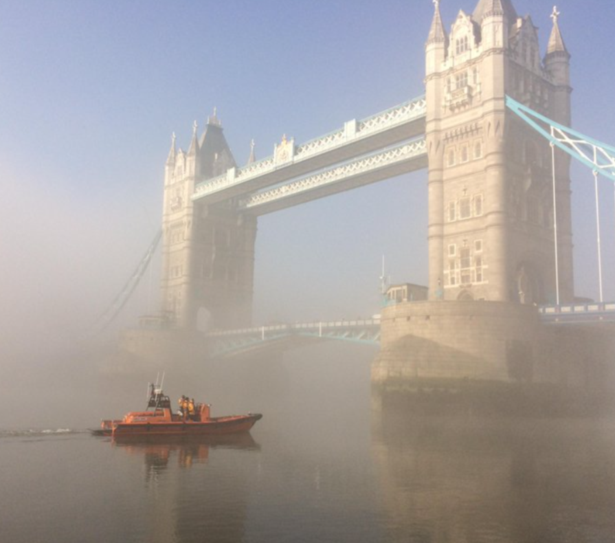 fog over the bridge